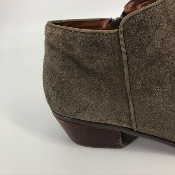 CROWN VINTAGE Tabitha Bootie Suede Leather Ankle‎ Zip Gray 9 - Picture 11 of 15